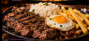 Lomo Liso a Lo Pobre - Almuerzos en BarX7
